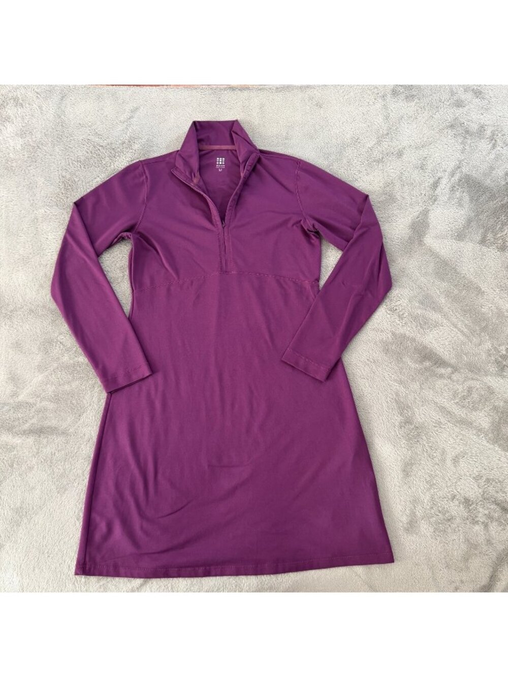 Title Nine Long Sleeve Dress Purple Womens MEDIUM Athleisure Tennis